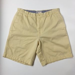 🐢3/$20 J. CREW pastel yellow chino shorts 32